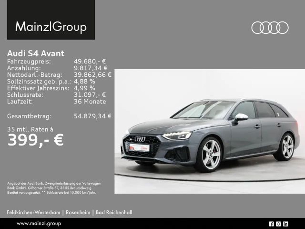 Audi S4 TDI Matrix AHK Pano ACC Kam B&O Virtual