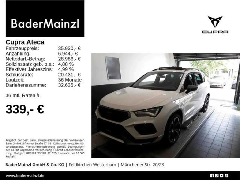 Cupra Ateca 4Drive 2.0 TSI DSG VZ
