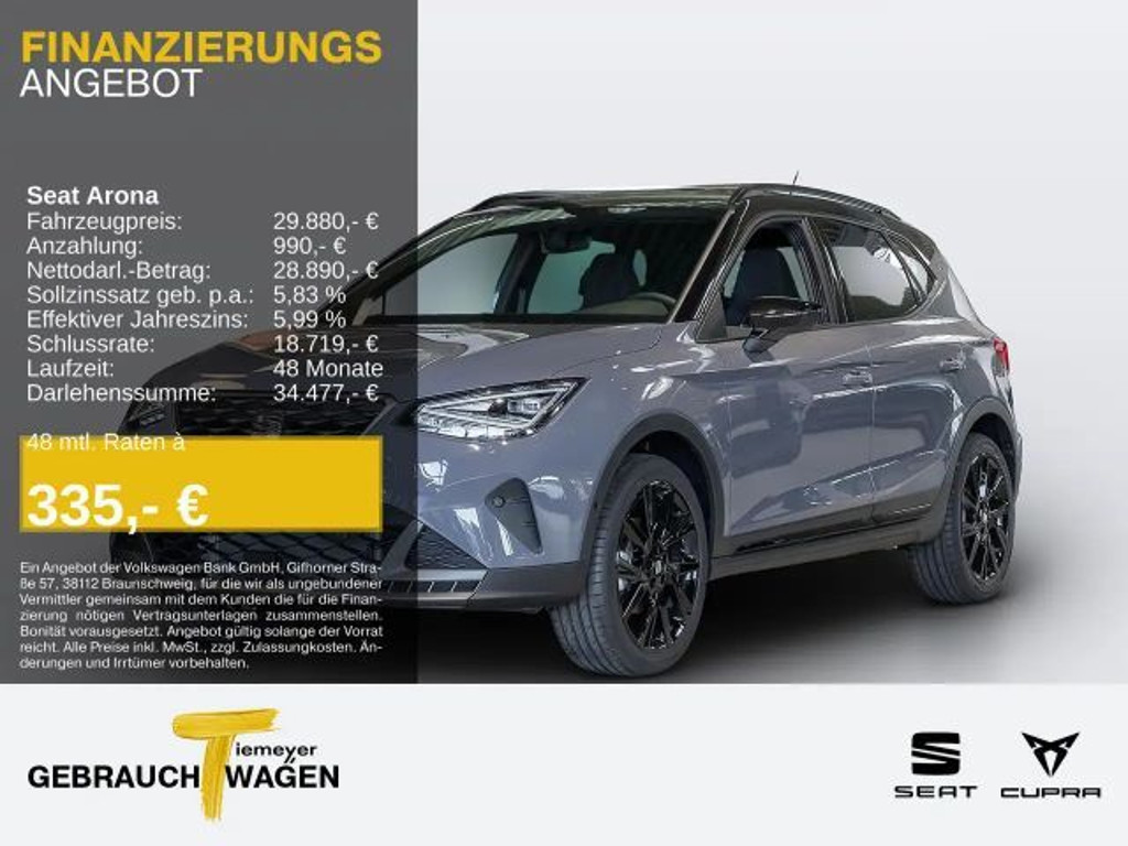 Seat Arona FR-lijn 1.0 TSI Black DSG