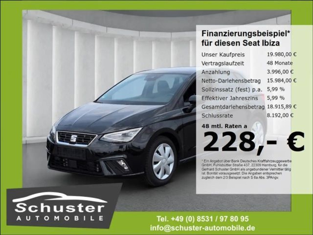 Seat Ibiza 1.5 TSI Black DSG