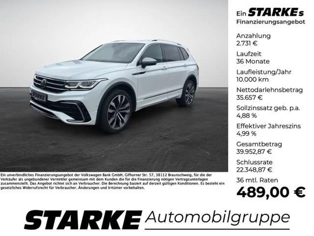 Volkswagen Tiguan DSG Allspace R-Line 2.0 TDI