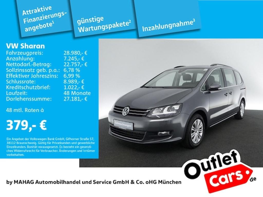 Volkswagen Sharan Comfortline DSG 1.4 TSI