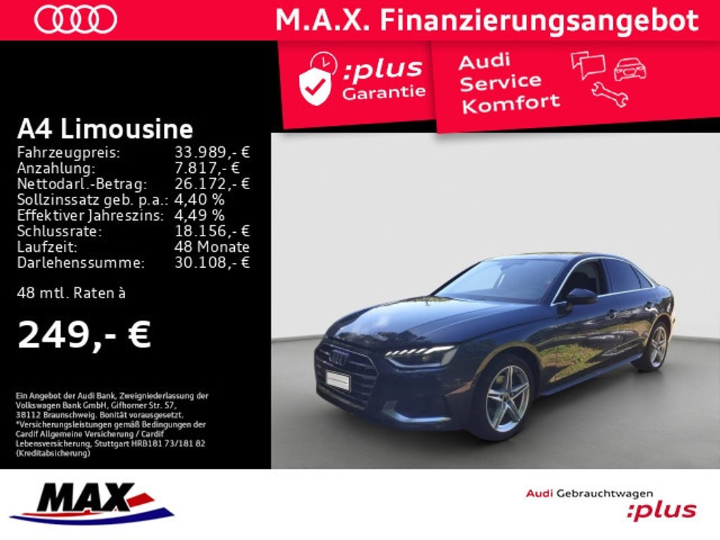 Audi A4 Sedan S-Tronic 35 TDI