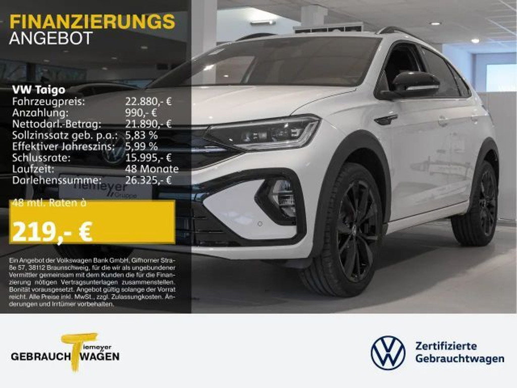 Volkswagen Taigo R-Line 1.0 TSI IQ.Drive