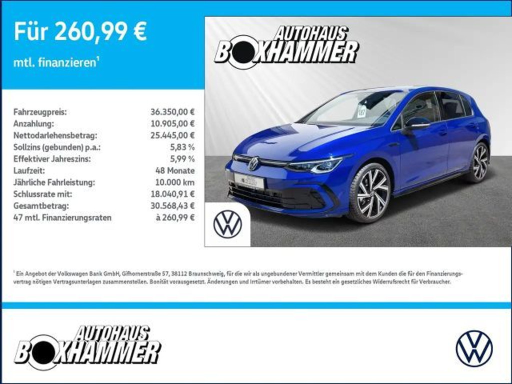 Volkswagen Golf DSG R-Line Golf VIII