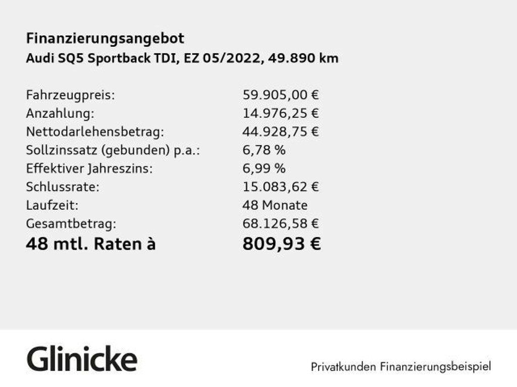 Audi SQ5 TDI AHK/Matrix/HuD/Pano/ACC/Nav/As