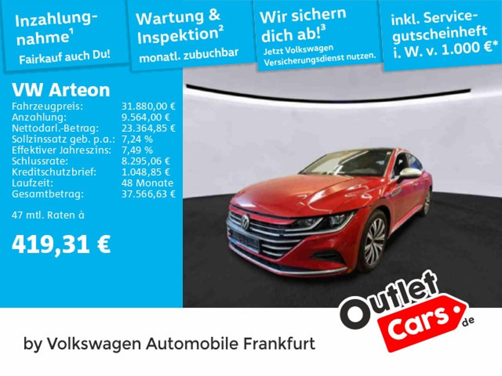 Volkswagen Arteon 4Motion DSG IQ.Drive 2.0 TSI Elegance Elegance
