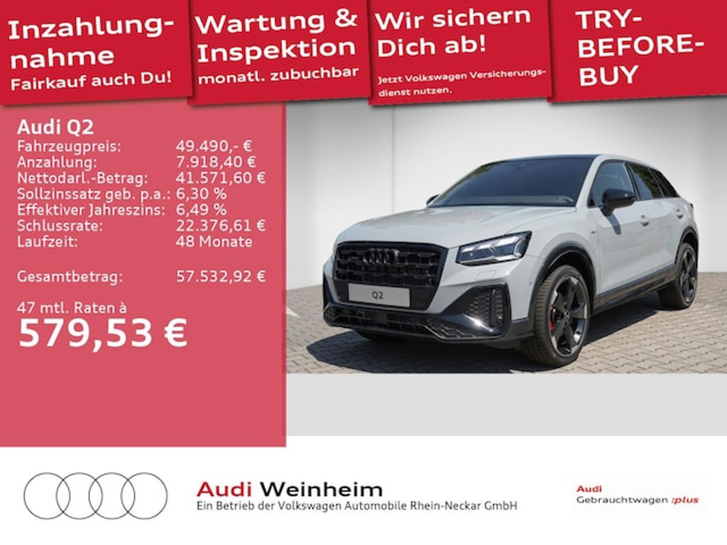 Audi Q2 Quattro S-Line S-Tronic 40 TFSI