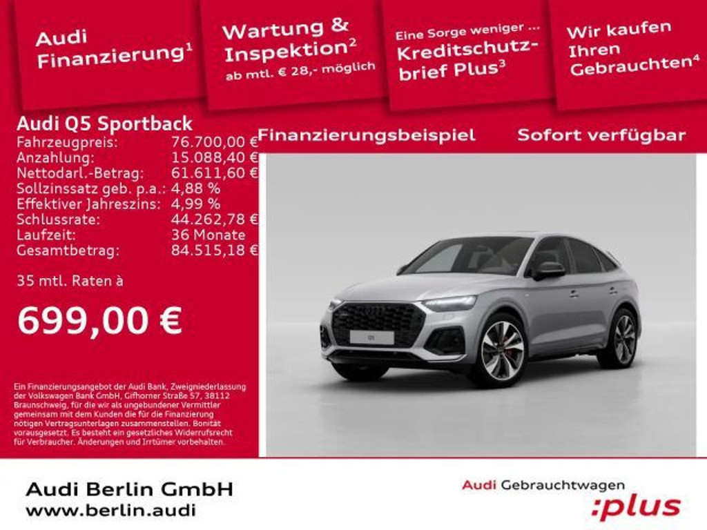 Audi Q5 Quattro S-Line S-Tronic Hybride 50 TFSI