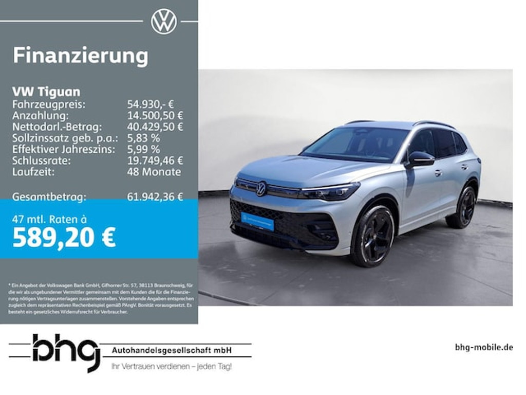 Volkswagen Tiguan 4Motion DSG R-Line 2.0 TDI