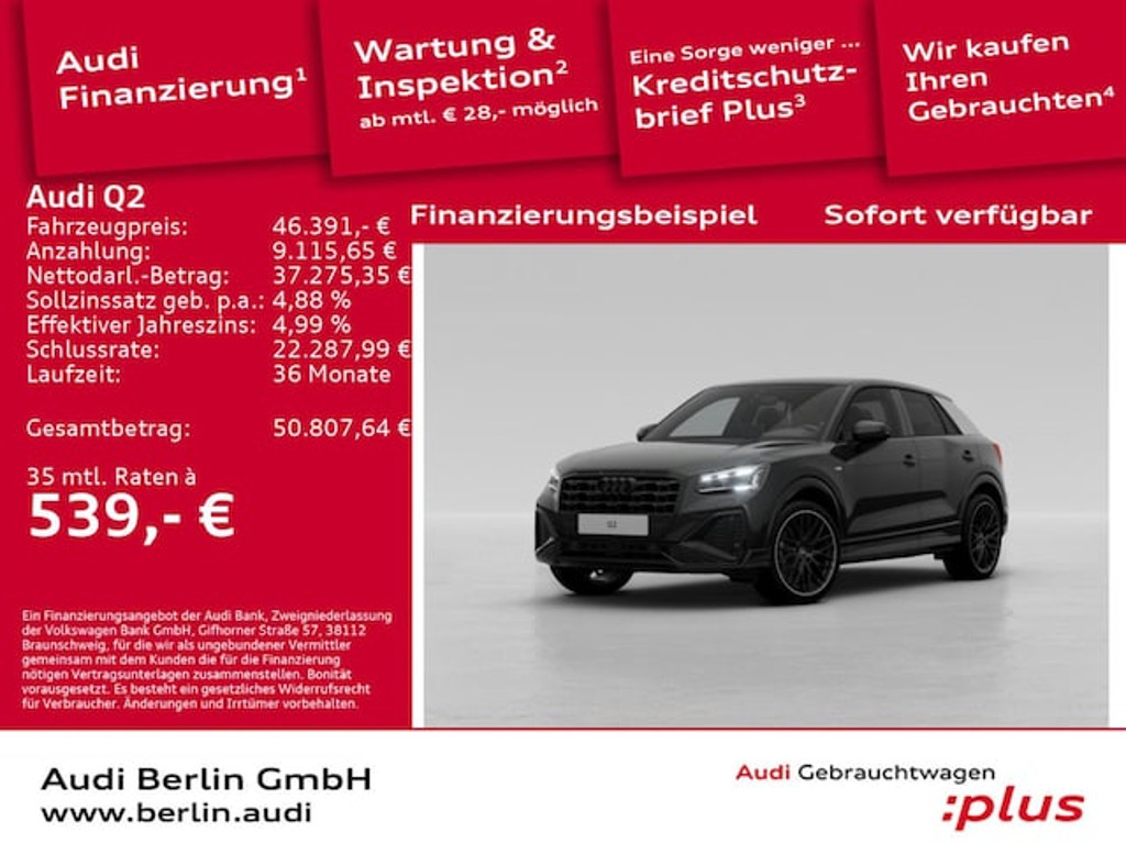 Audi Q2 S-Line S-Tronic 35 TFSI
