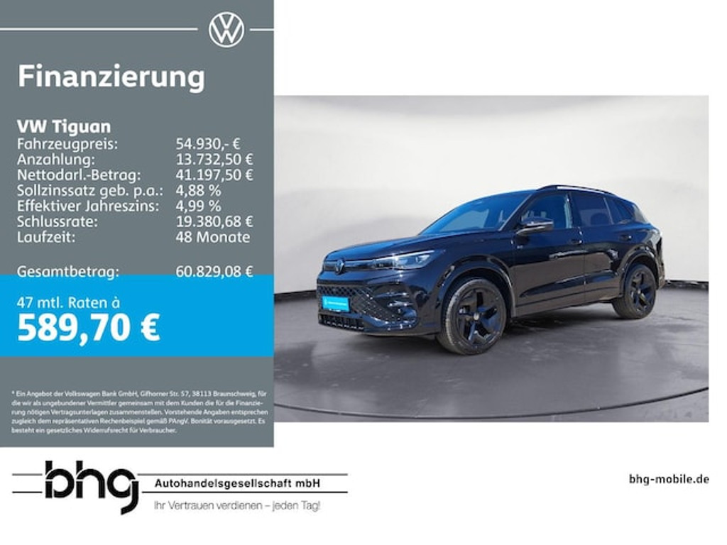 Volkswagen Tiguan 4Motion DSG R-Line 2.0 TDI
