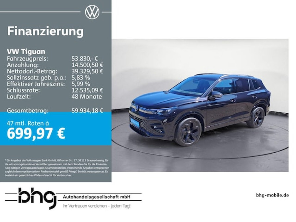 Volkswagen Tiguan 4Motion DSG R-Line 2.0 TDI
