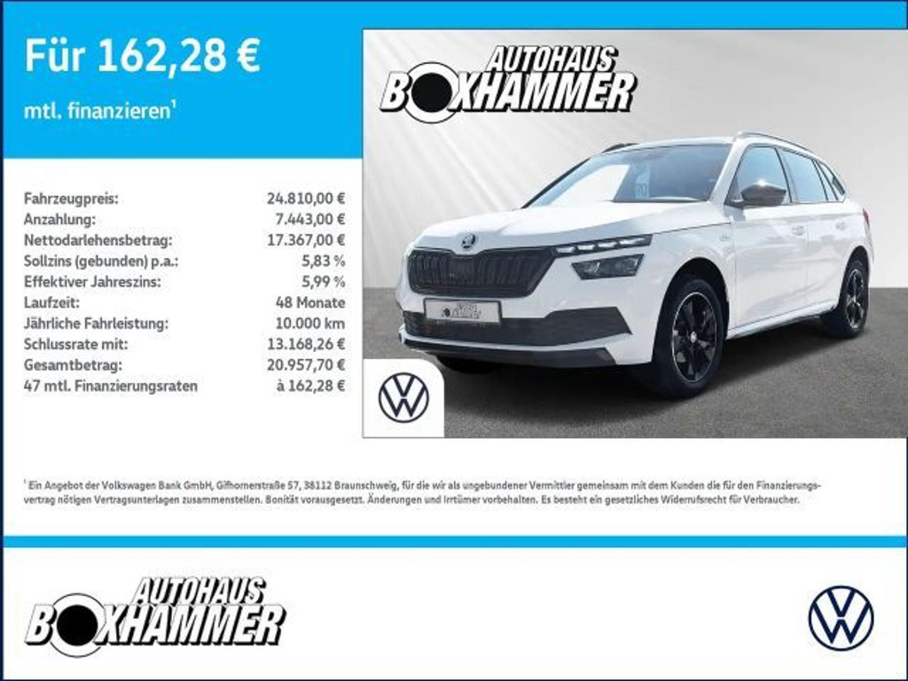 Skoda Kamiq Monte Carlo 1.0 TSI