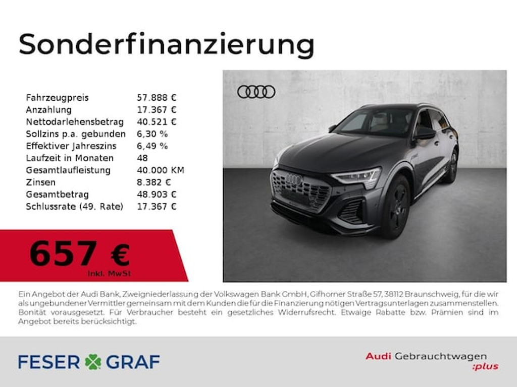 Audi Q8 e-tron Quattro S-Line 55