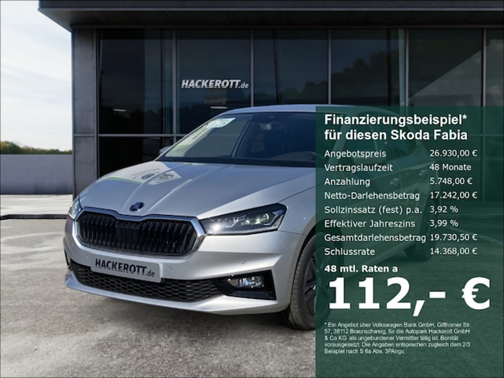 Skoda Fabia 1.0 TSI Tour