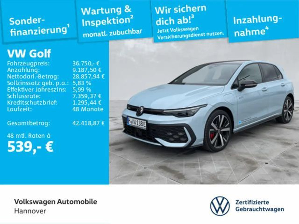 Volkswagen Golf DSG GTE eHybrid 1.5 TSI IQ.Drive