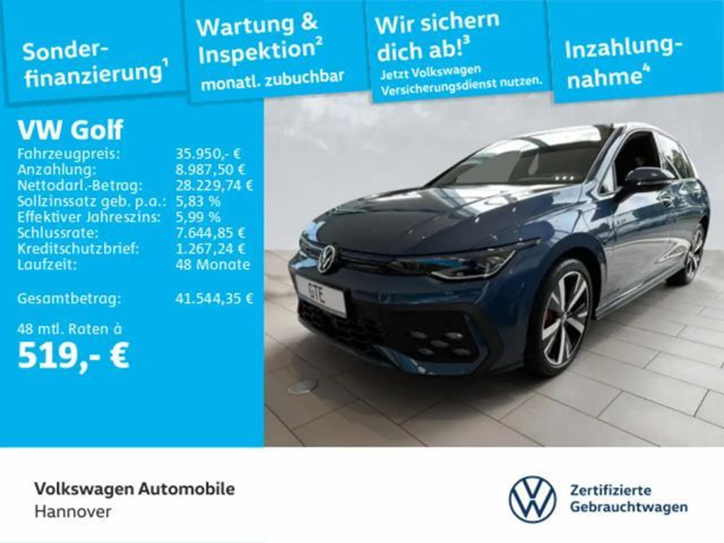 Volkswagen Golf DSG GTE eHybrid 1.5 TSI IQ.Drive