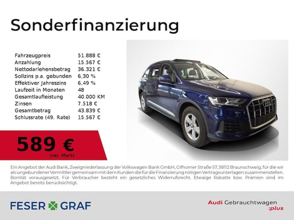 Audi Q7 Quattro 45 TDI