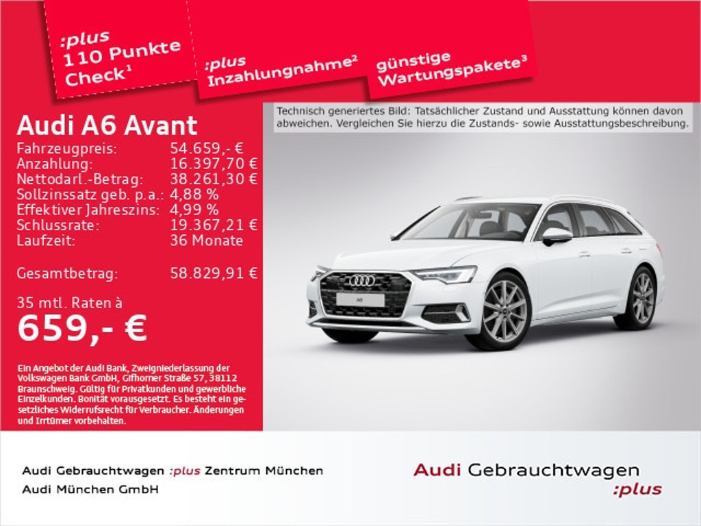 Audi A6 Avant Quattro S-Tronic Hybride 50 TFSI