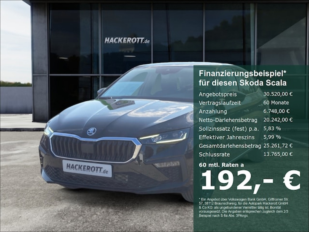 Skoda Scala 1.0 TSI Tour