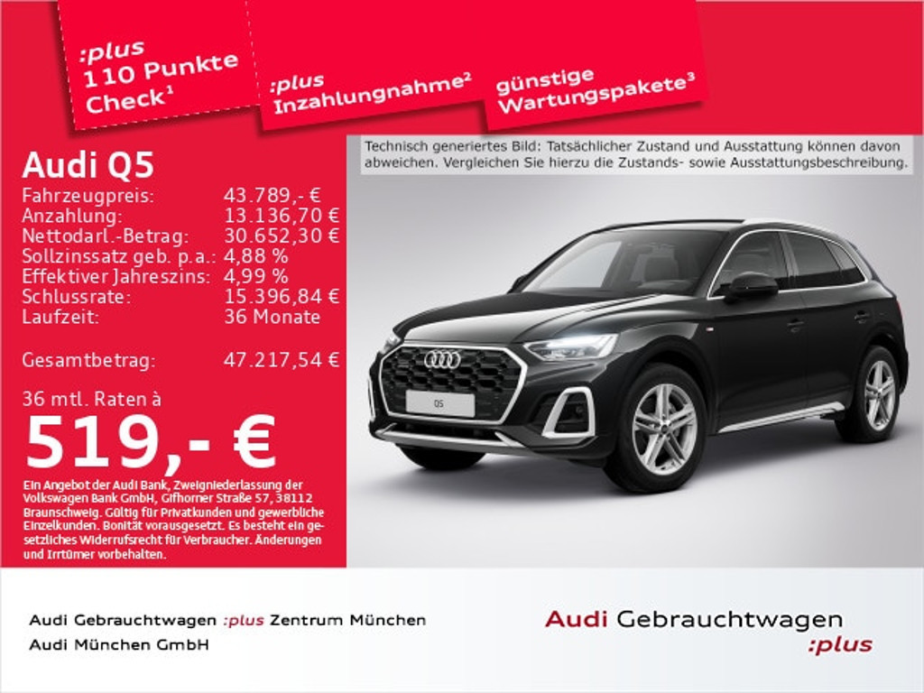 Audi Q5 Quattro S-Tronic 40 TDI