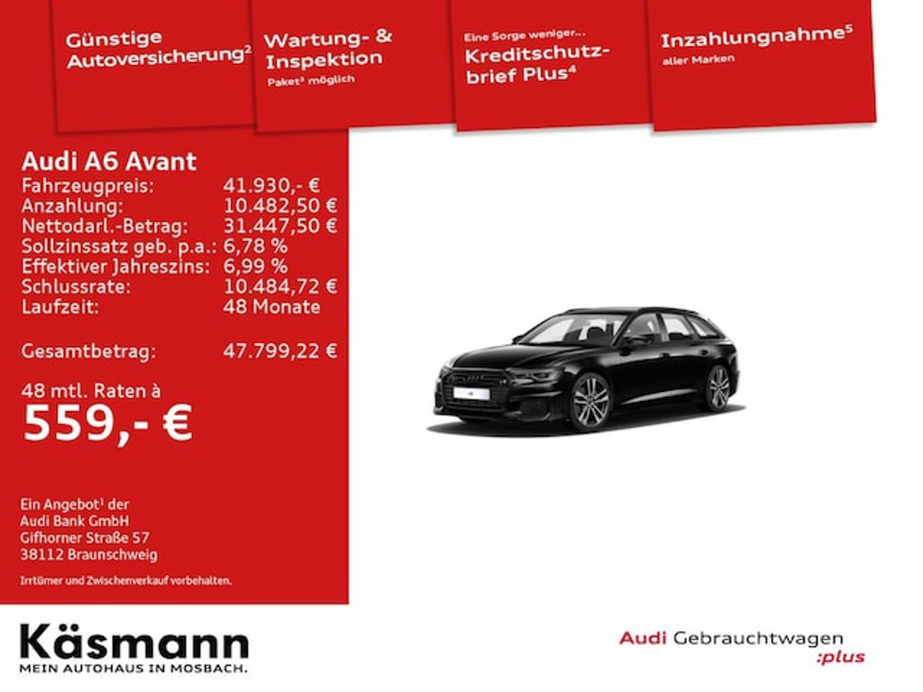 Audi A6 Avant Quattro S-Tronic 40 TDI