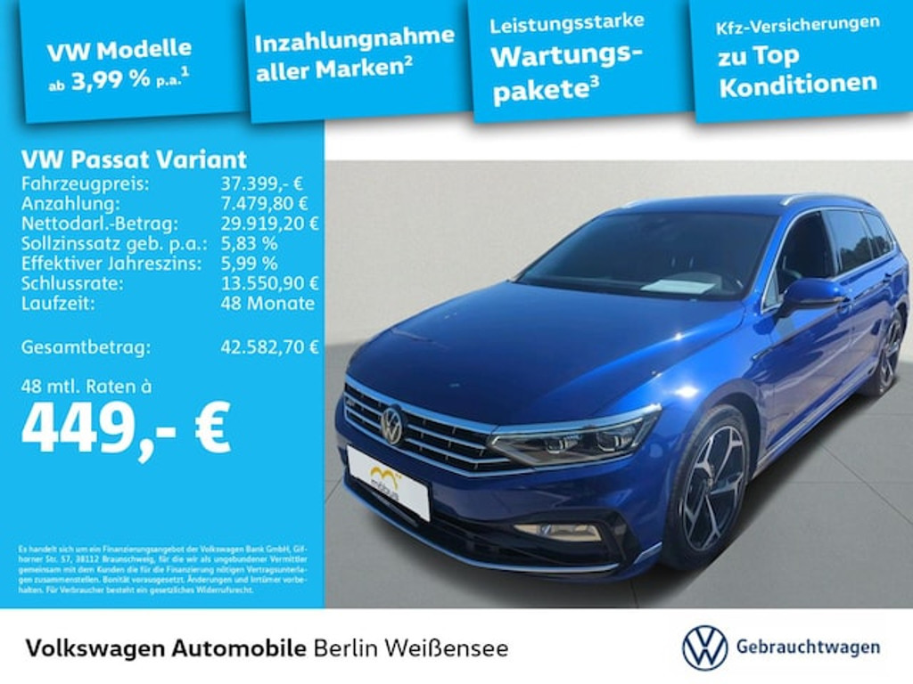 Volkswagen Passat 4Motion DSG Variant 2.0 TSI Elegance Elegance