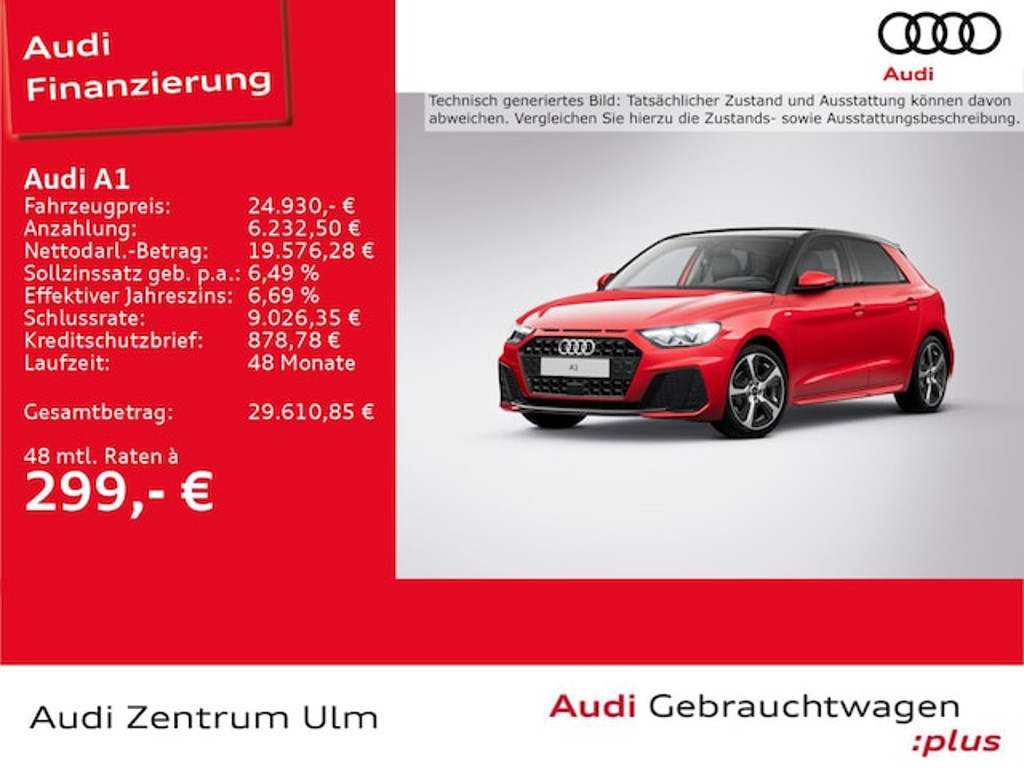 Audi A1 Sportback S-Line 25 TFSI