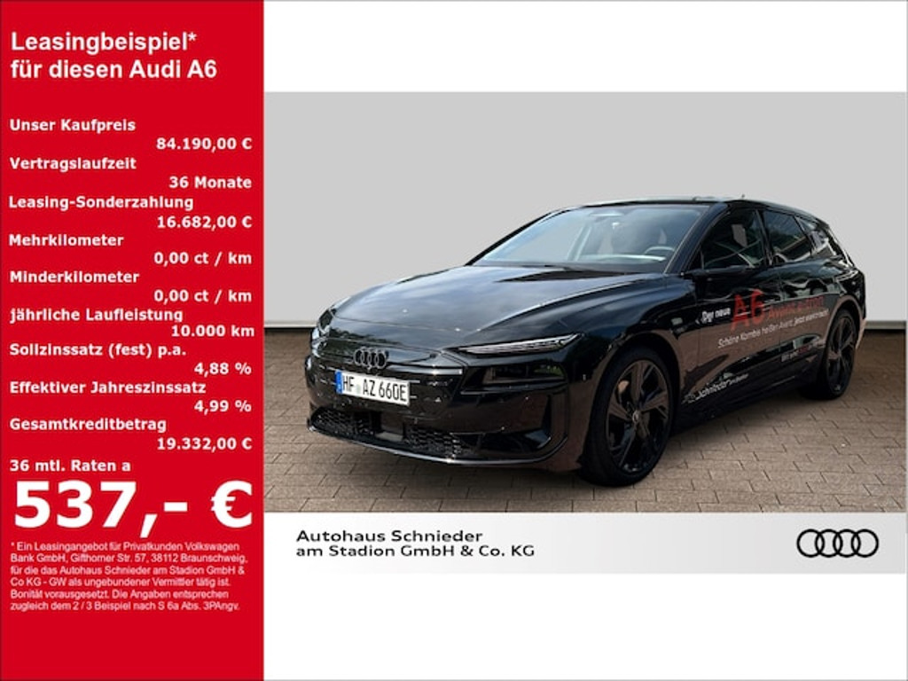 Audi A6 e-tron Avant Performance