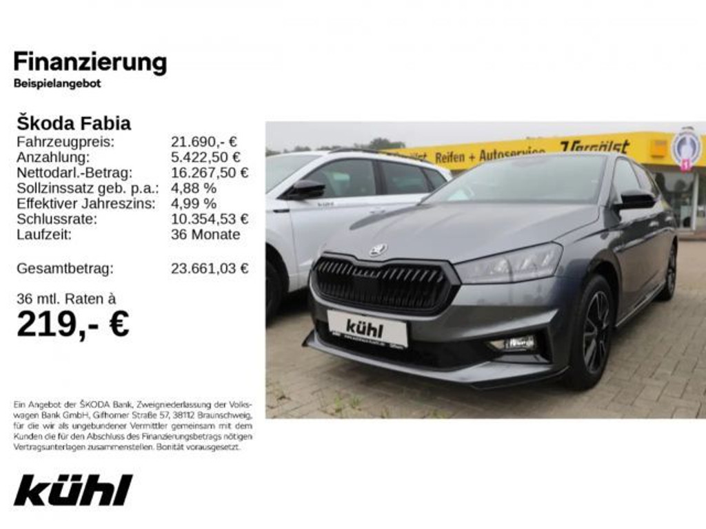 Skoda Fabia iV Monte Carlo 1.0 TSI