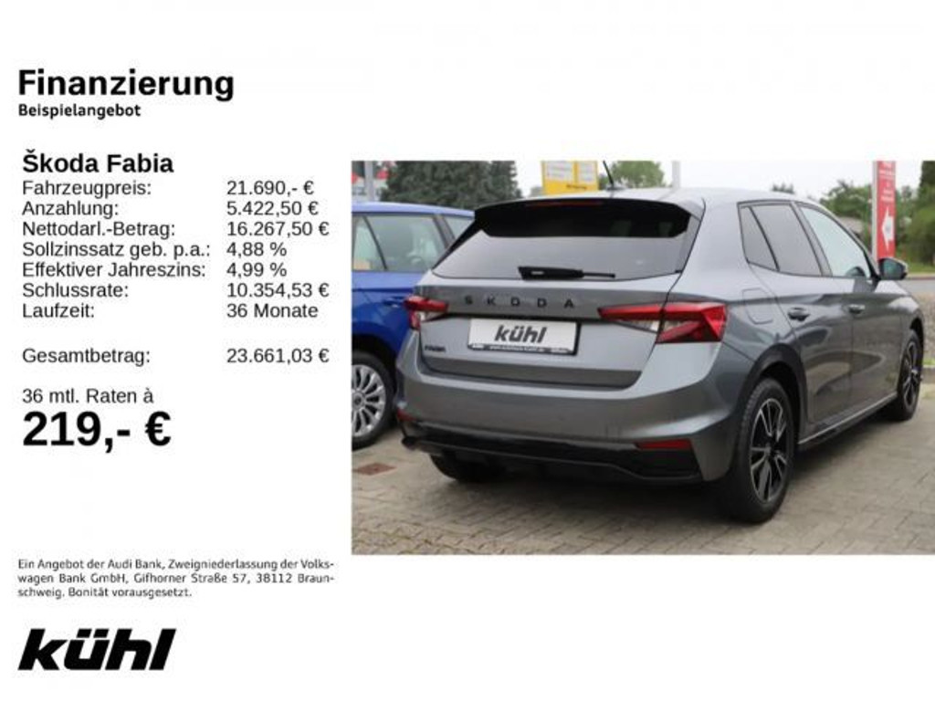 Skoda Fabia iV Monte Carlo 1.0 TSI