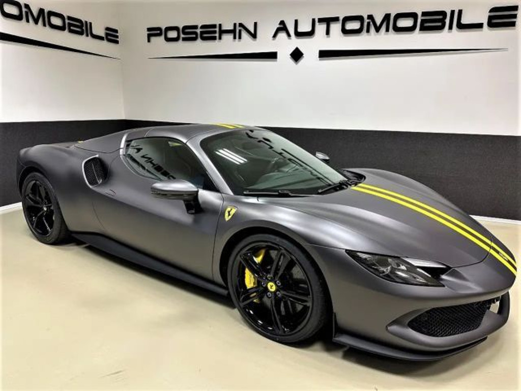 Ferrari 296 GTS Lift HiFi Karbon Racing-Seats Grigio-Opaco-Matt