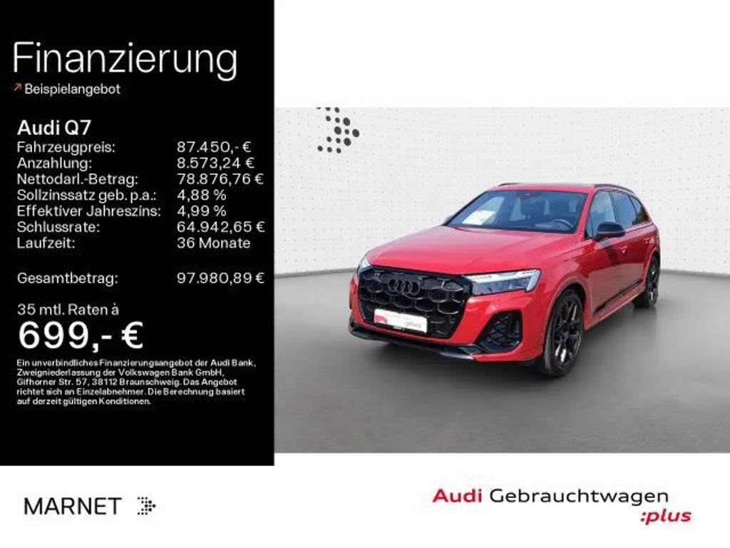 Audi Q7 Quattro S-Line 50 TDI