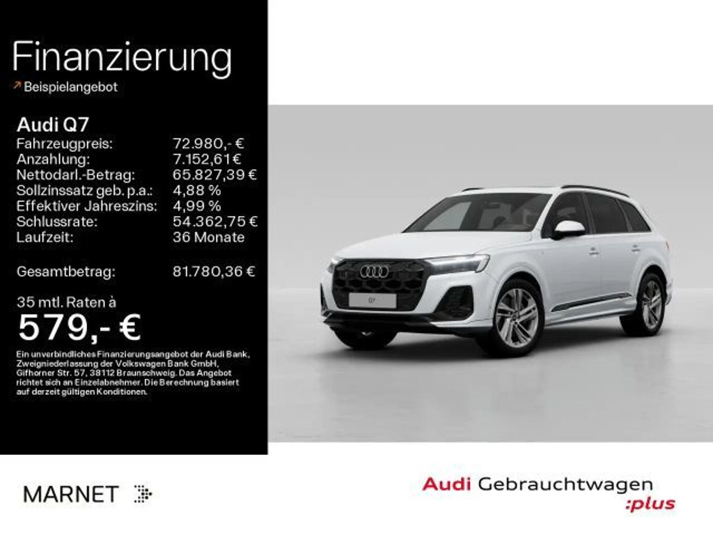 Audi Q7 Quattro S-Line 50 TDI