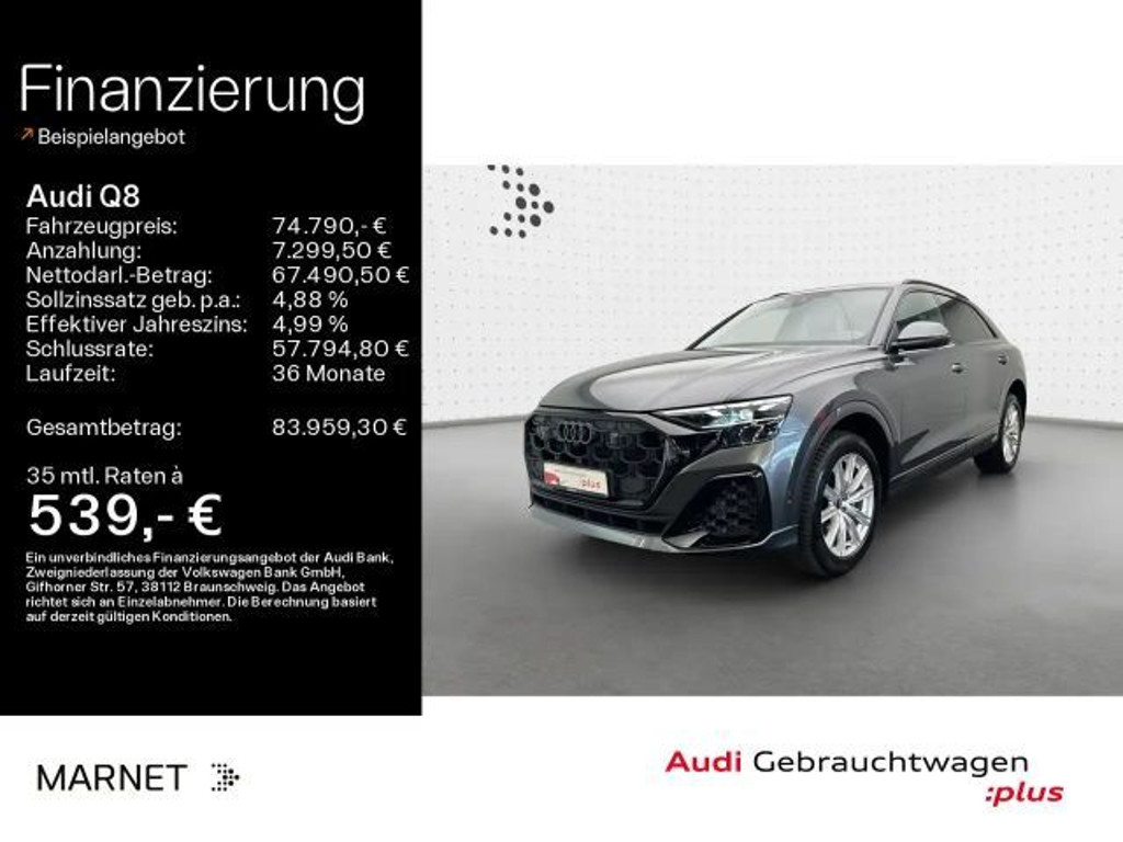 Audi Q8 Quattro S-Line 55 TFSI