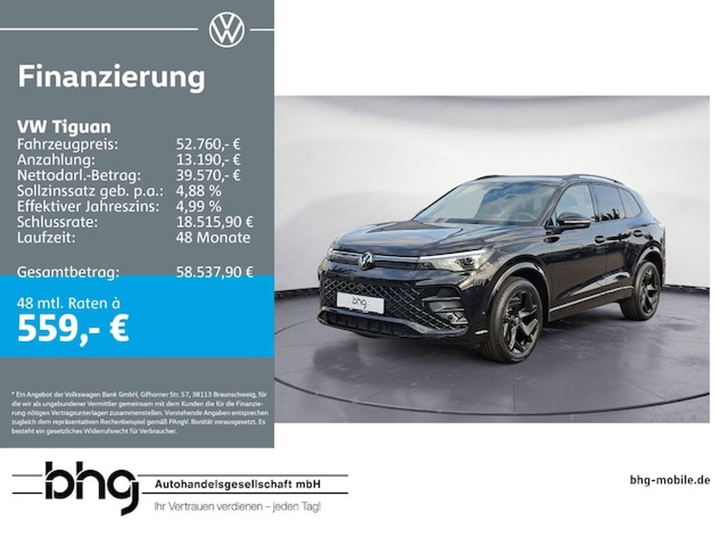 Volkswagen Tiguan 4Motion DSG R-Line IQ.Drive 2.0 TDI