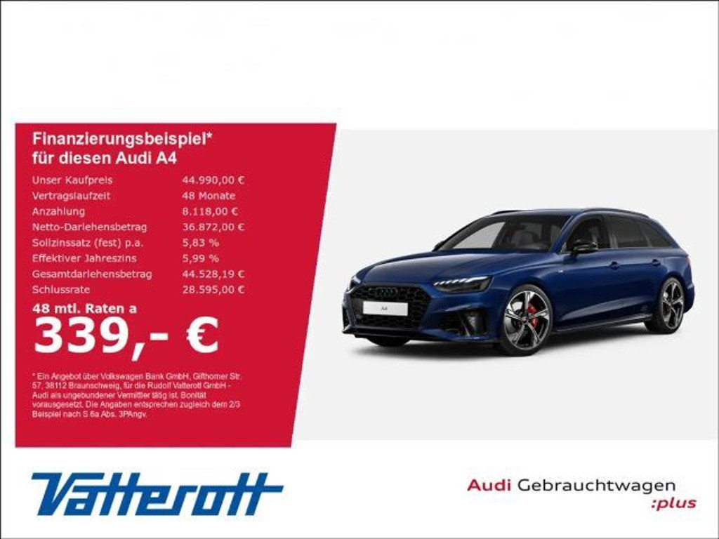 Audi A4 Avant Competition S-Line 40 TFSI