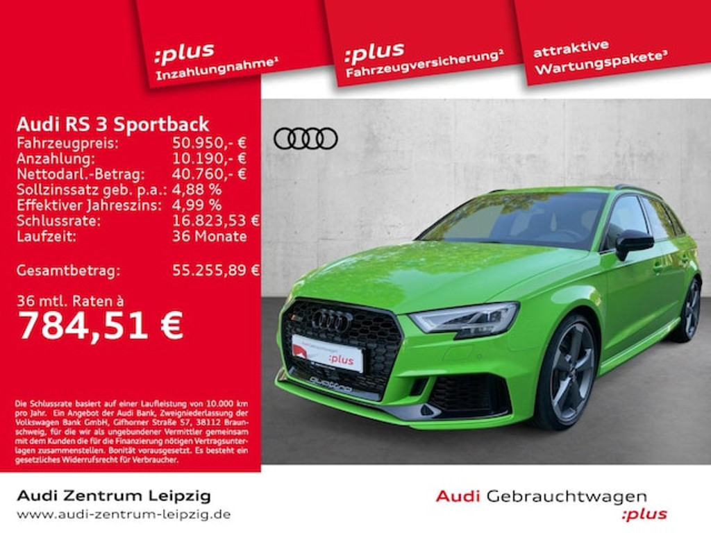 Audi RS3 Sportback Quattro S-Tronic
