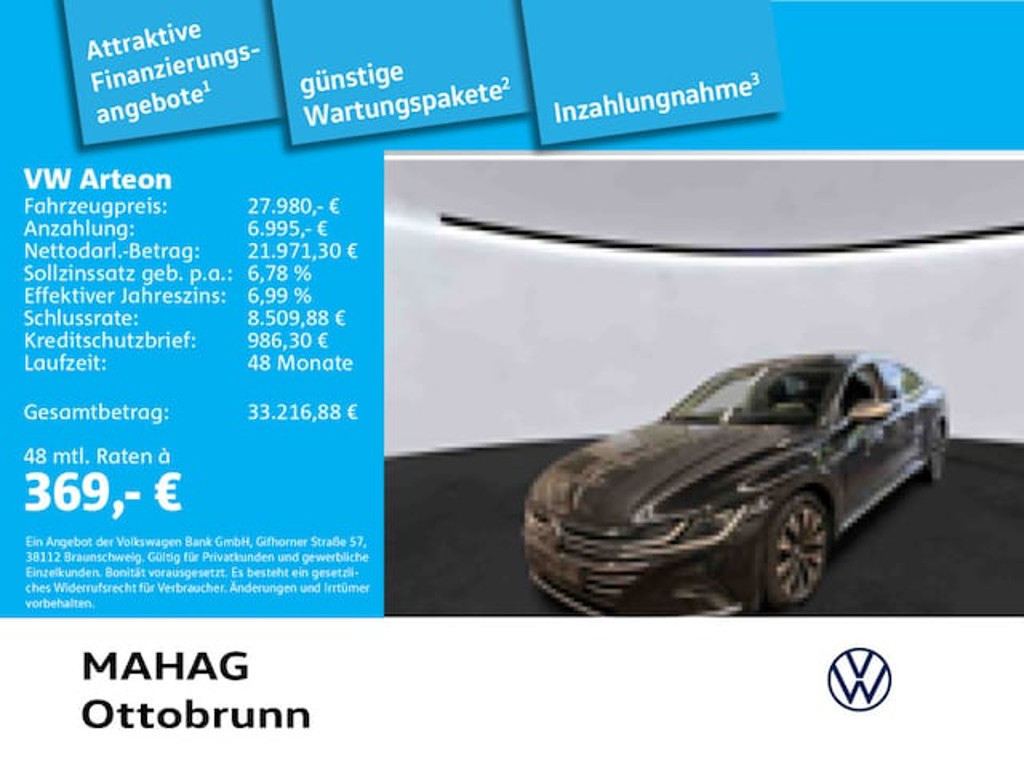 Volkswagen Arteon 2.0 TSI Elegance Elegance