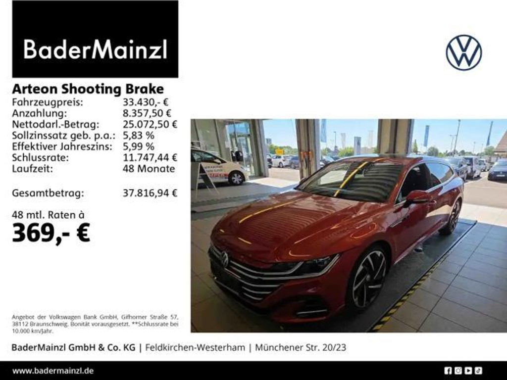 Volkswagen Arteon DSG R-Line 2.0 TDI