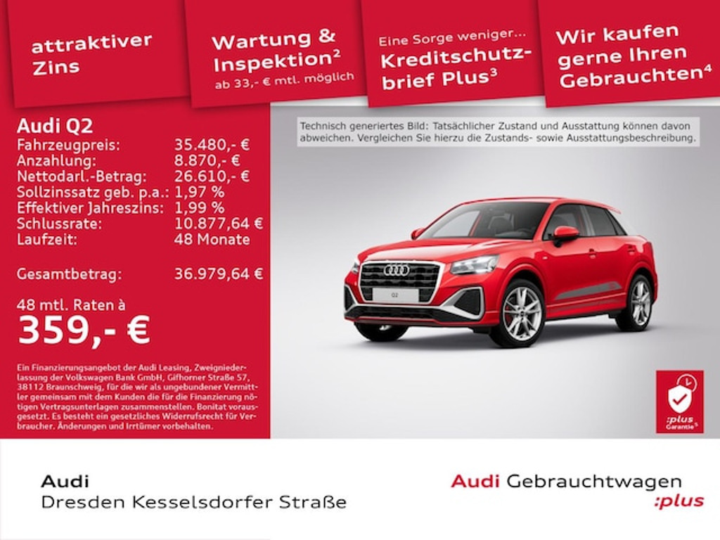 Audi Q2 S-Line S-Tronic 35 TFSI