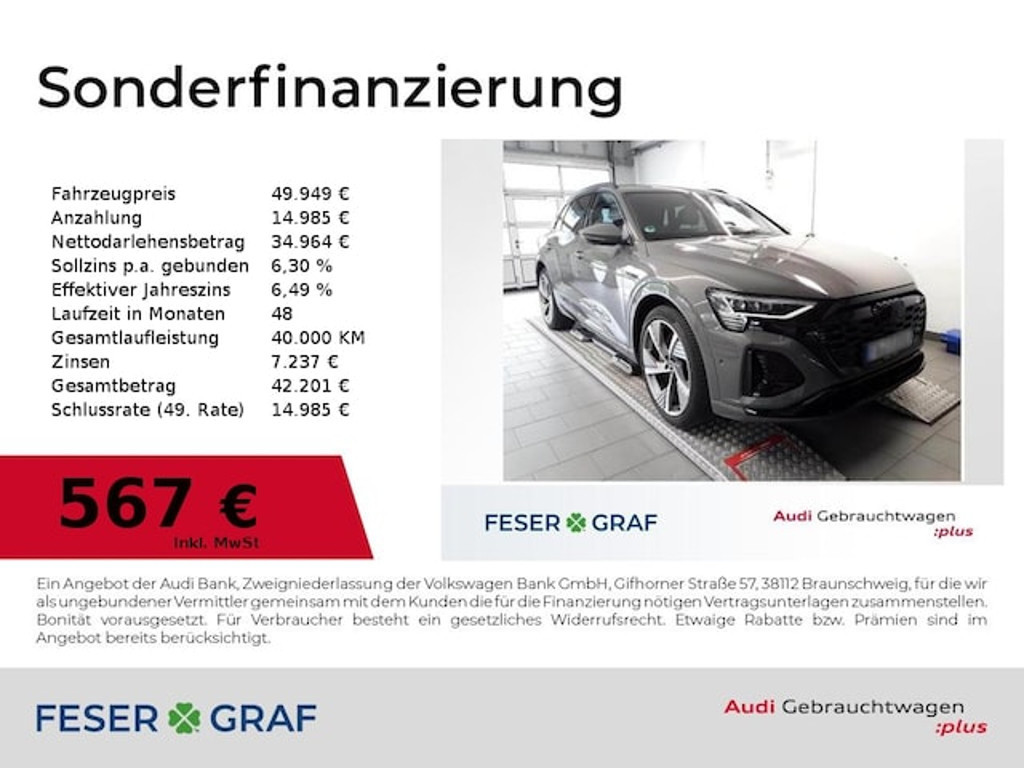 Audi Q8 e-tron Quattro S-Line 50