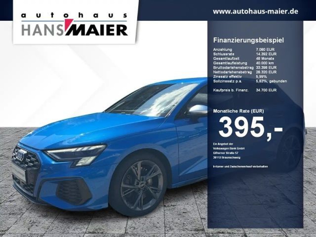 Audi S3 Sportback Sedan Quattro