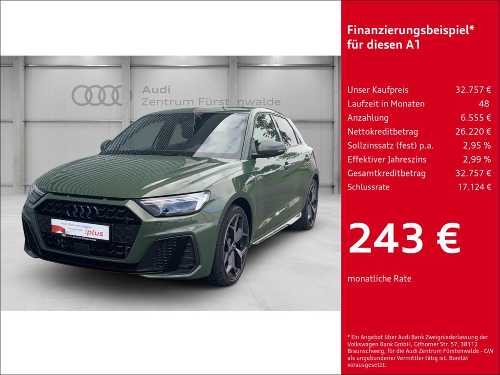 Audi A1 Sportback S-Line S-Tronic 35 TFSI