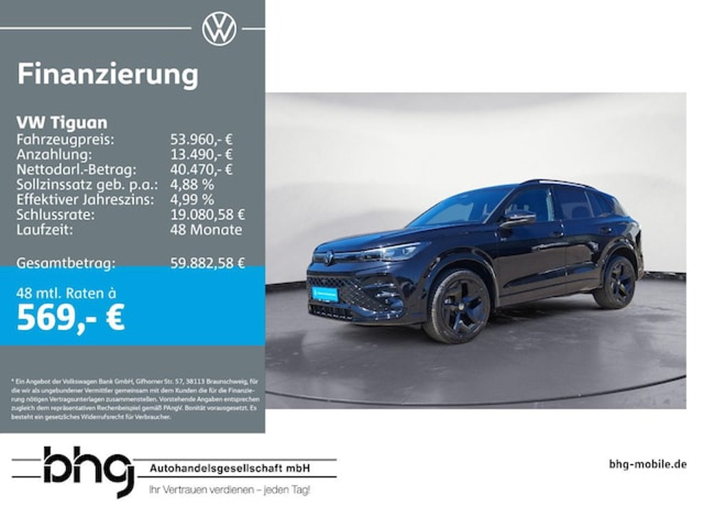 Volkswagen Tiguan 4Motion DSG R-Line 2.0 TDI