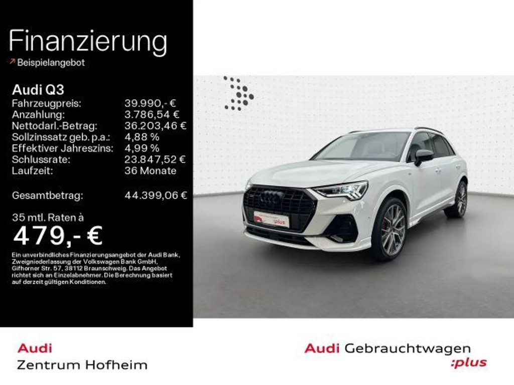 Audi Q3 Quattro S-Line 40 TFSI