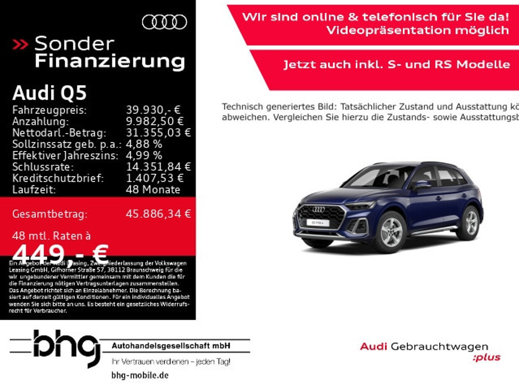 Audi Q5 Quattro S-Tronic Hybride 55 TFSI