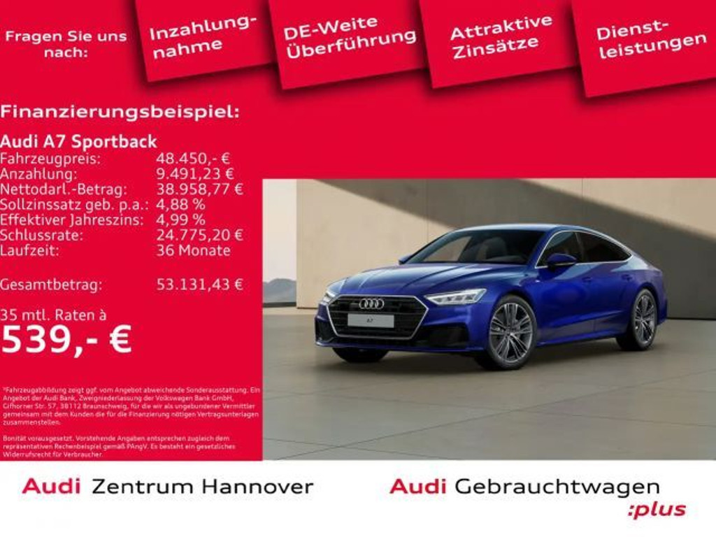 Audi A7 Quattro S-Line 50 TDI
