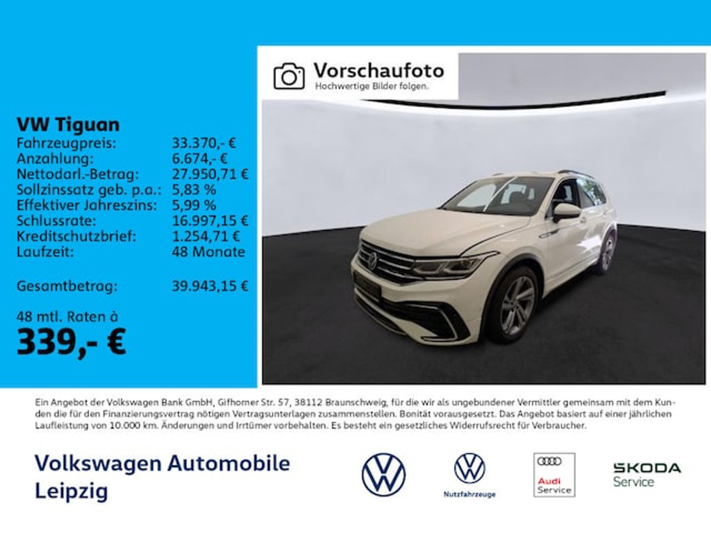 Volkswagen Tiguan DSG R-Line 1.5 TSI IQ.Drive